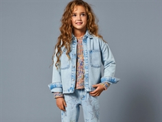 Kids ONLY light blue denim star denim jacket